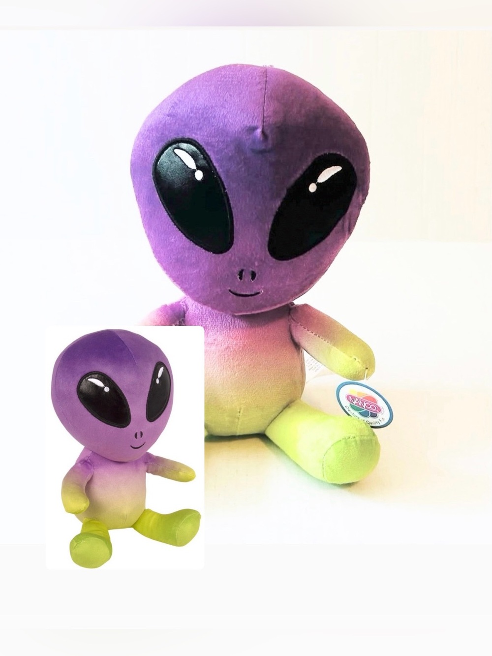 Nanco Tye Dye 9" Alien Plush
